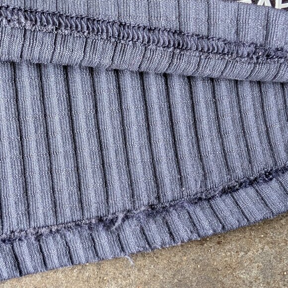 Craft Women's Active Extreme X Zip Baselayer Navy Blue Ribbed Knit Long Sleeve - Picture 5 of 9